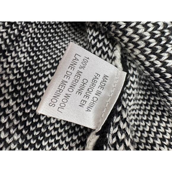 Haute Hippie Pullover Sweater Crewneck #animalcore Knit Cream Black Size M/L - Picture 6 of 7